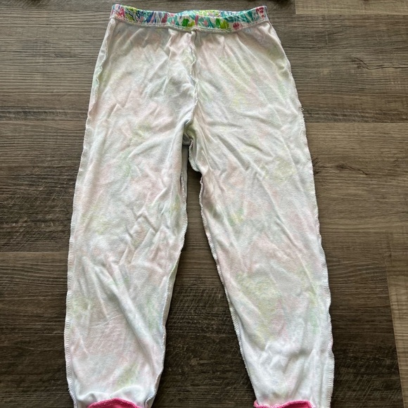 Lilly Pulitzer Pottery Barn Mermaid Cove snug 100% organic cotton pajamas size 4 - Picture 8 of 14